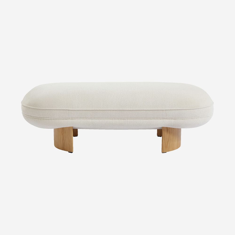 banc en tissu et bois