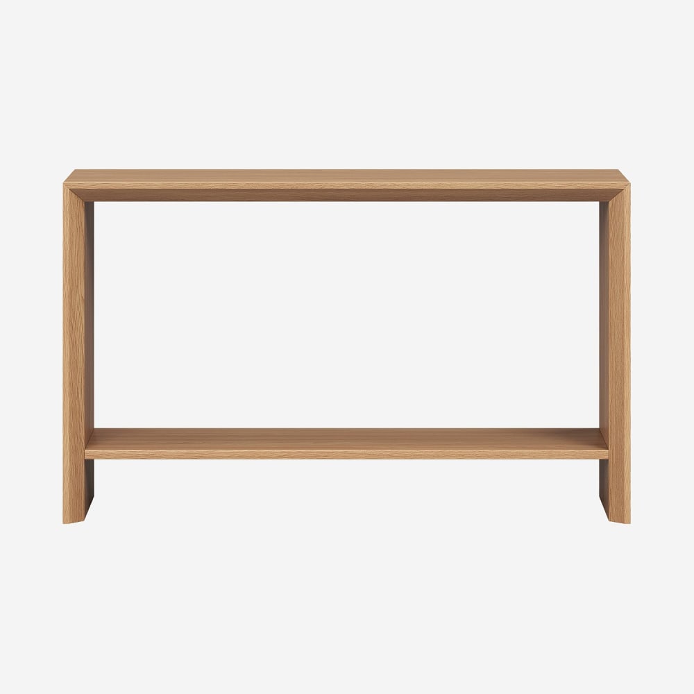 console en chêne - naturel