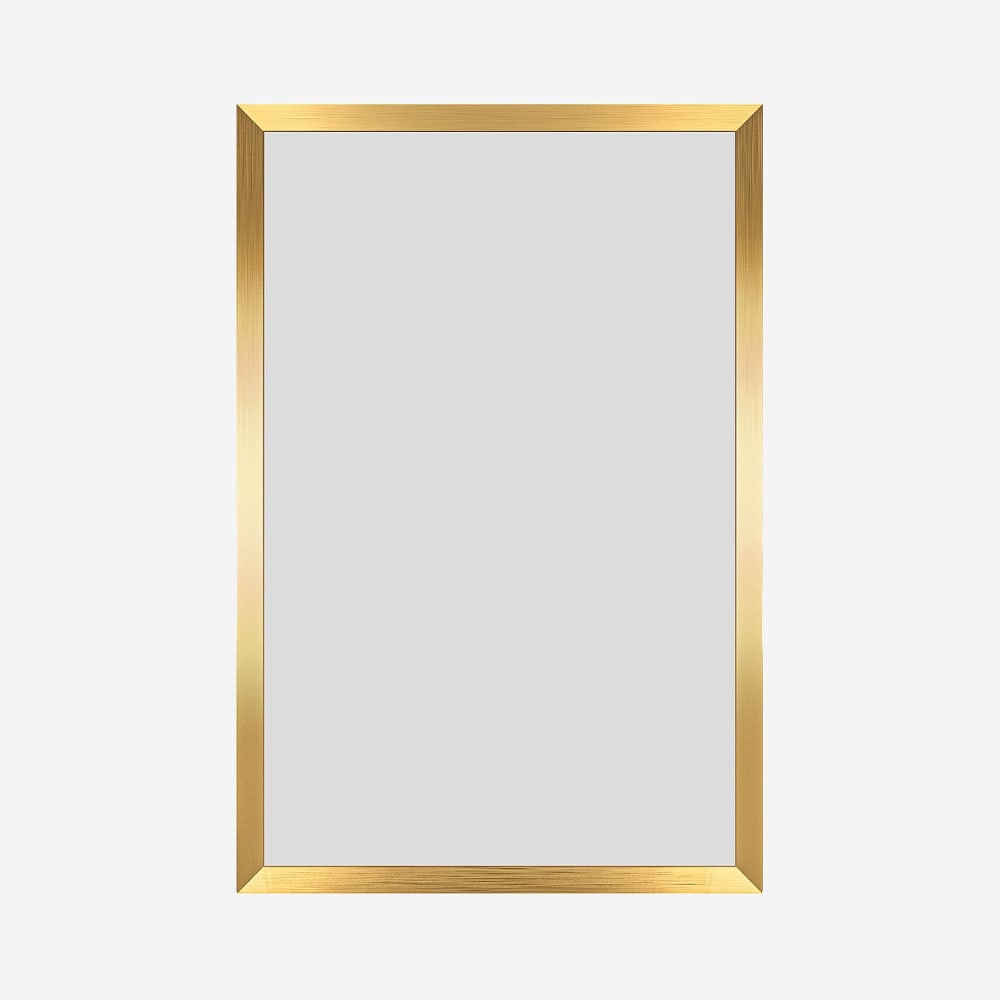 Miroir rectangulaire - laiton