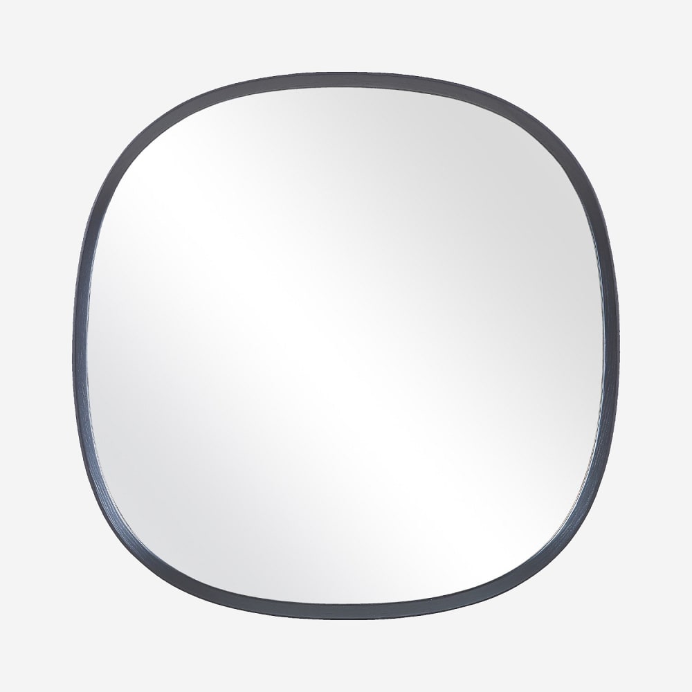 miroir carré en chêne