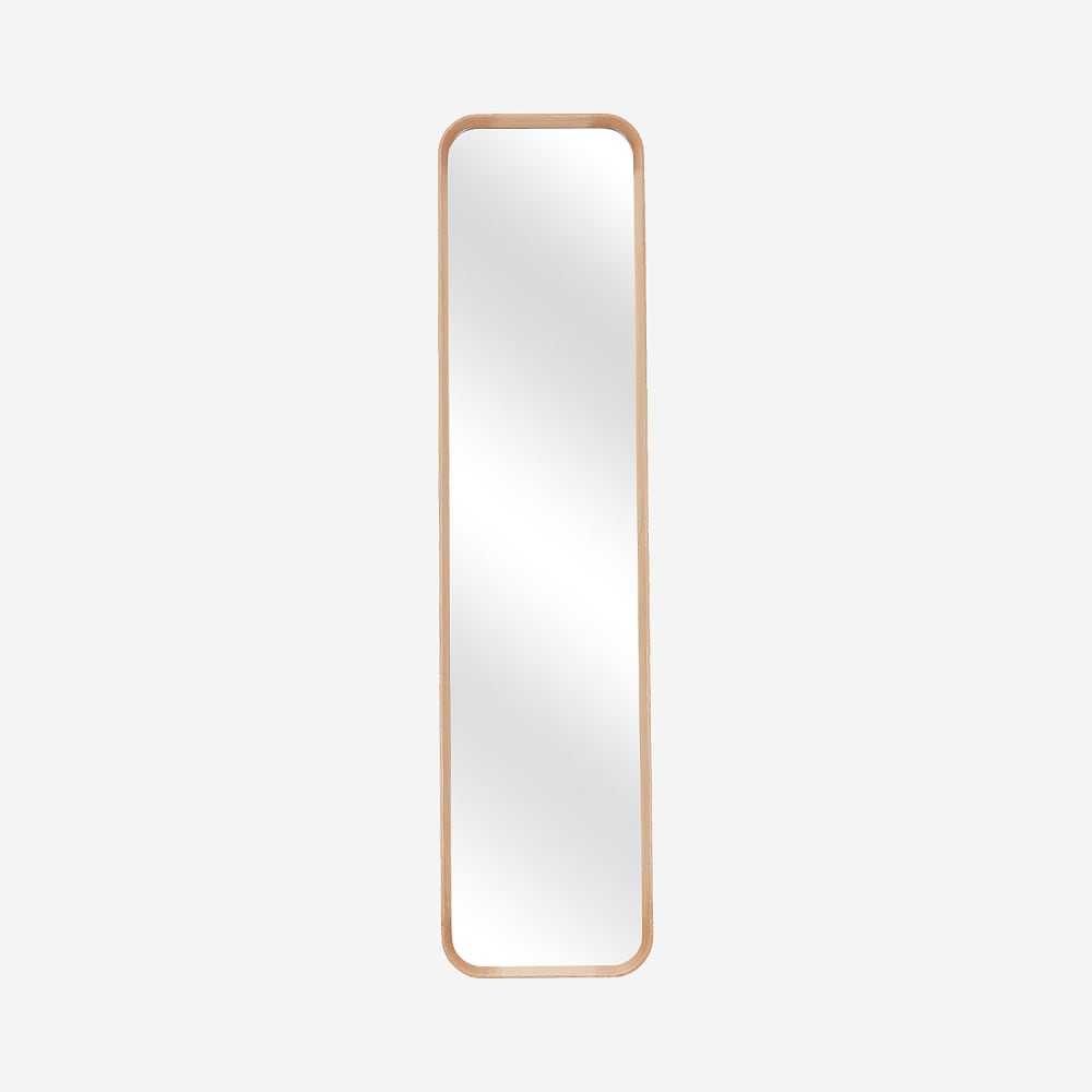 Miroir sur pied rectangulaire