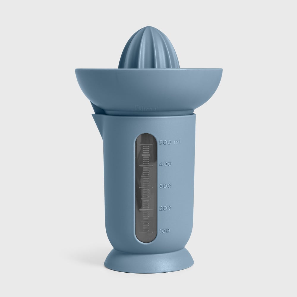 Pichet avec presse-agrumes en polypropylène bleu 0,5 litre