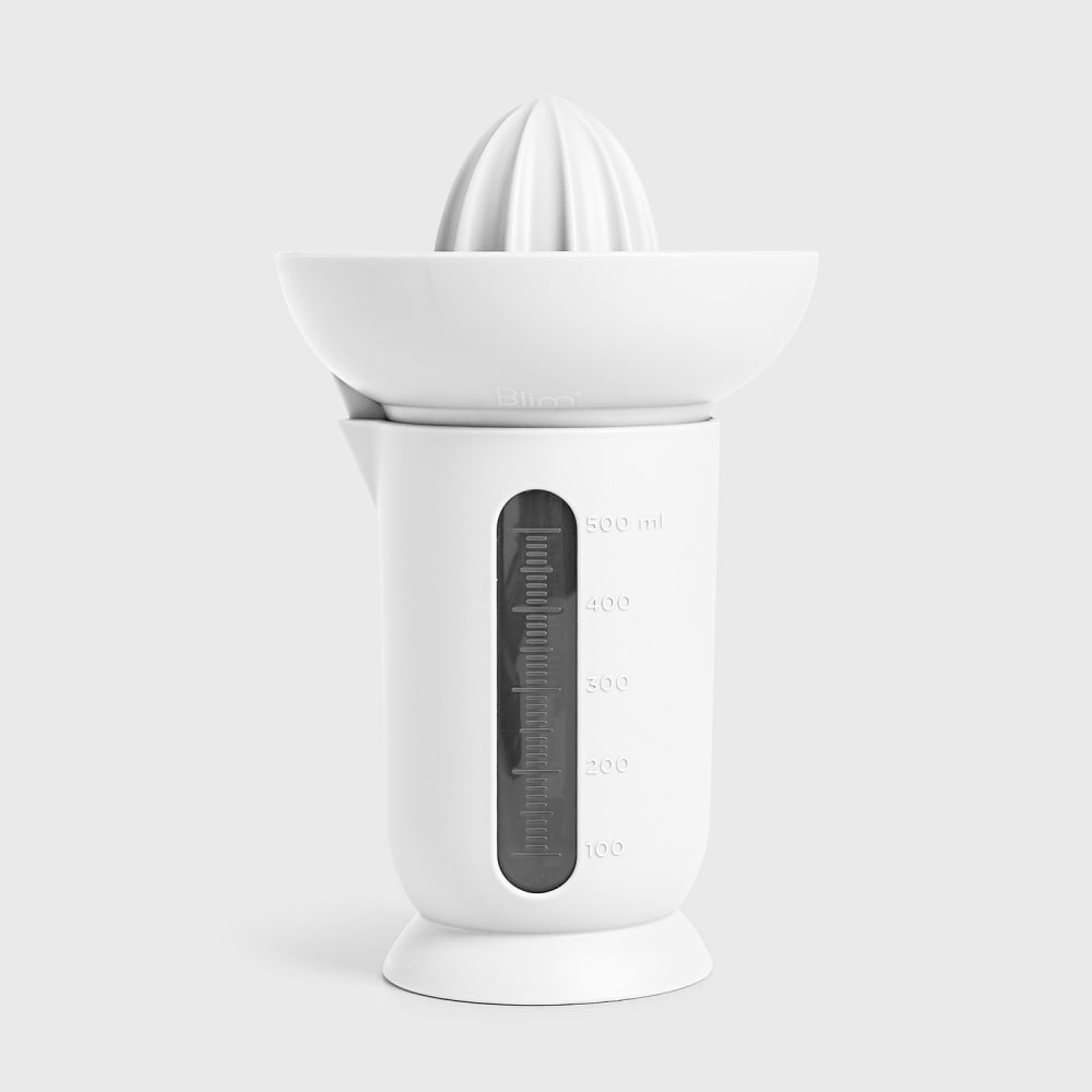 Pichet avec presse-agrumes en polypropylène blanc 0,5 litre