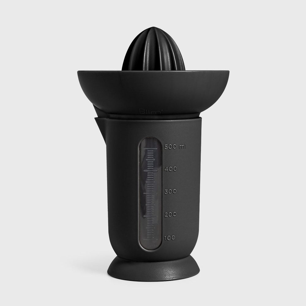 Pichet avec presse-agrumes en polypropylène noir 0,5 litre