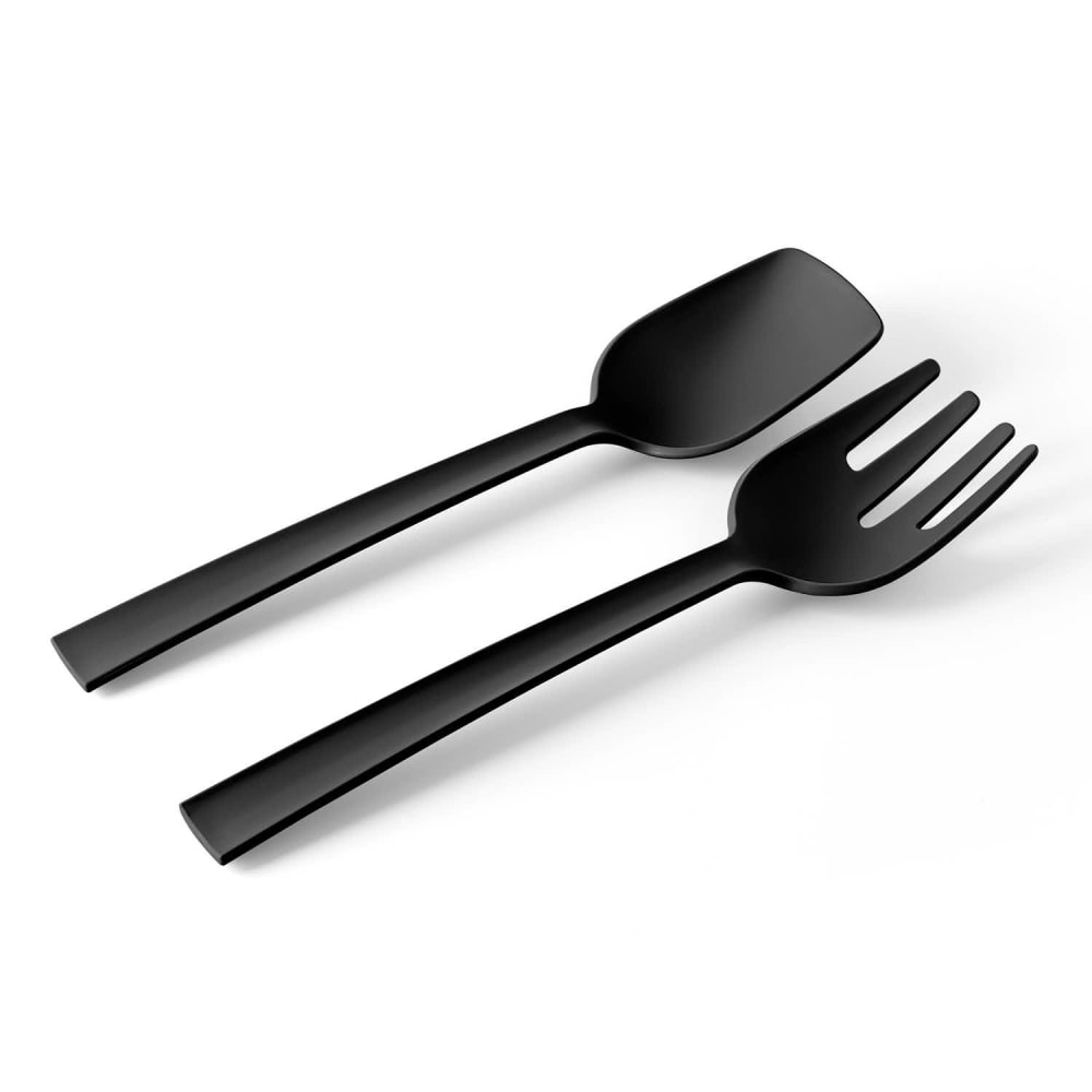 Couverts de service en polypropylène noir mat