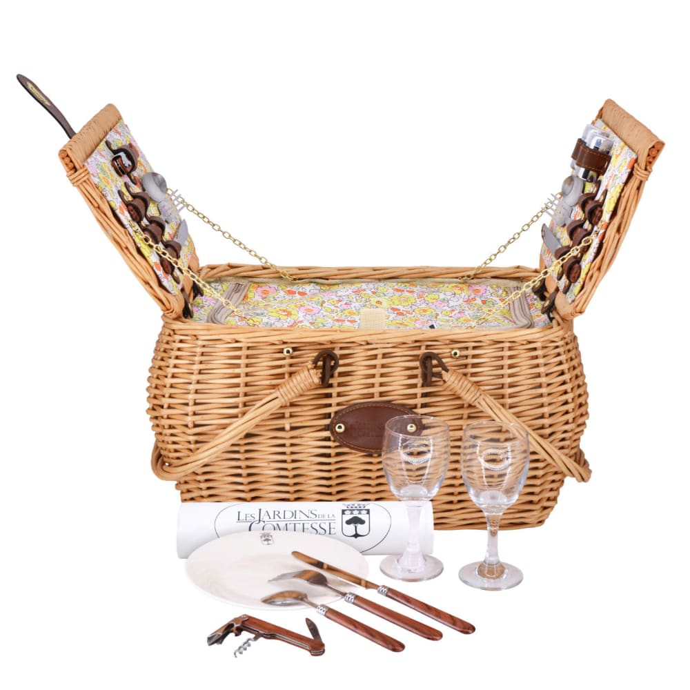 Panier pique-nique en - jaune