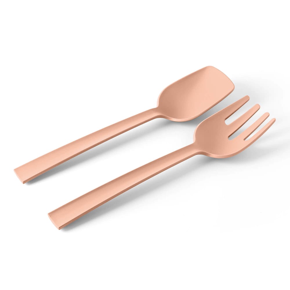 Couverts de service en polypropylène rose mat