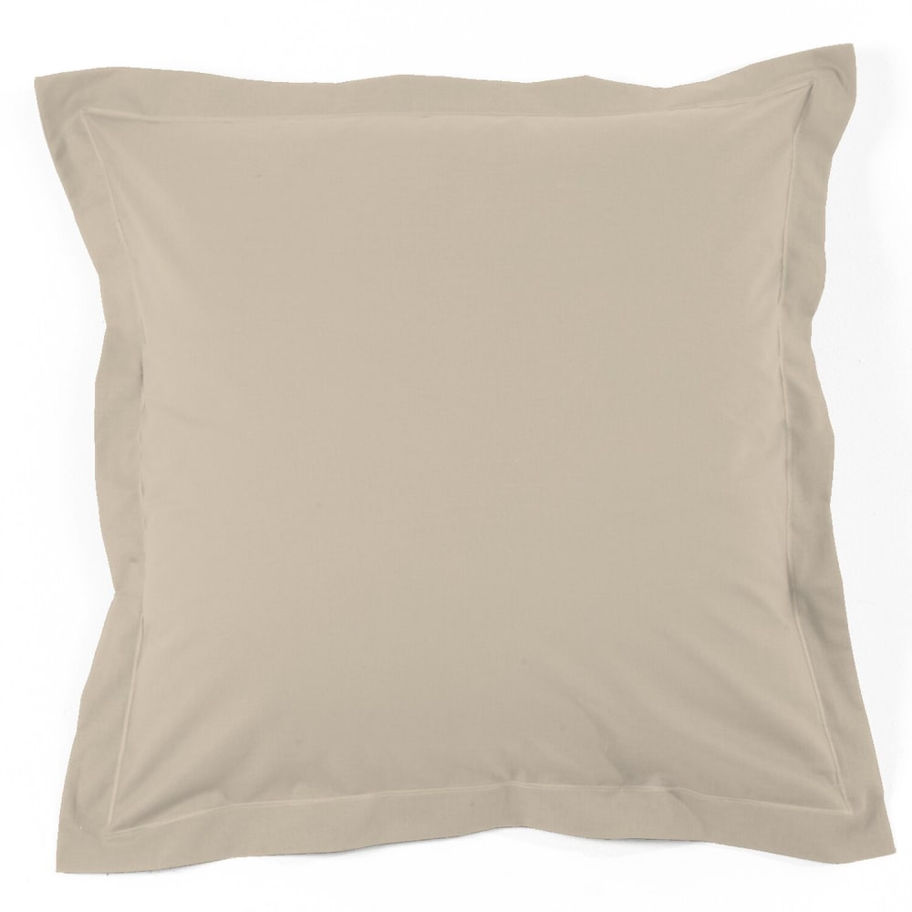 Taie d'oreiller coton lin 63x63 cm