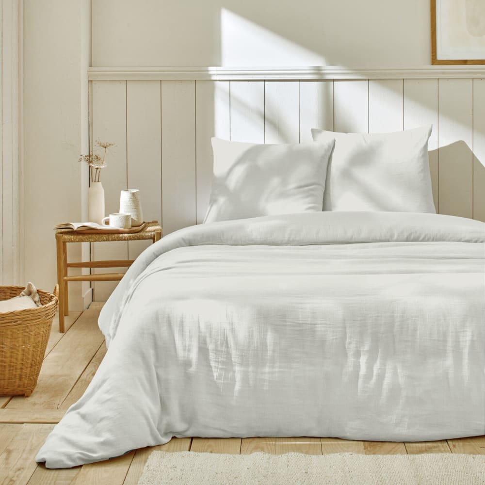 Parure housse de couette - ivoire