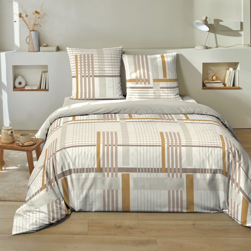 Parure housse de couette + taie(s) coton eloi 240x220 cm Parure housse de couette + taie(s) coton eloi 240x220 cm