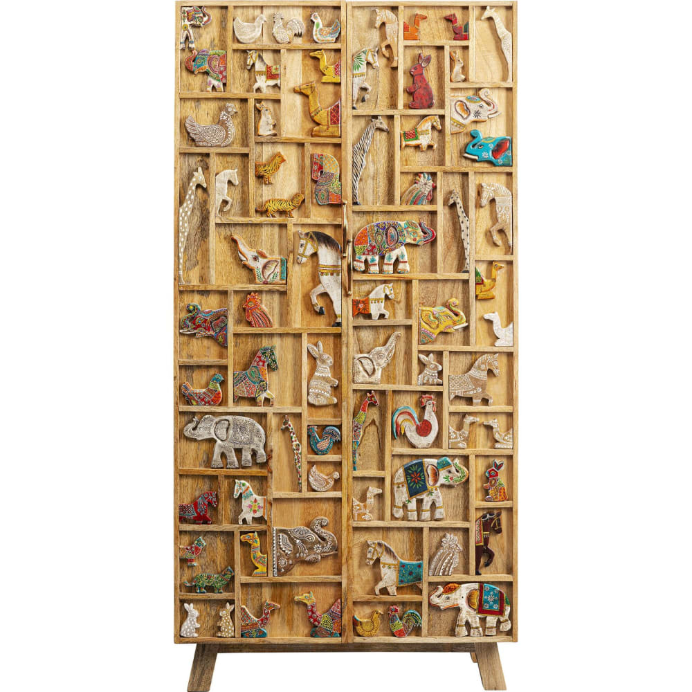 Armoire 2 portes en manguier