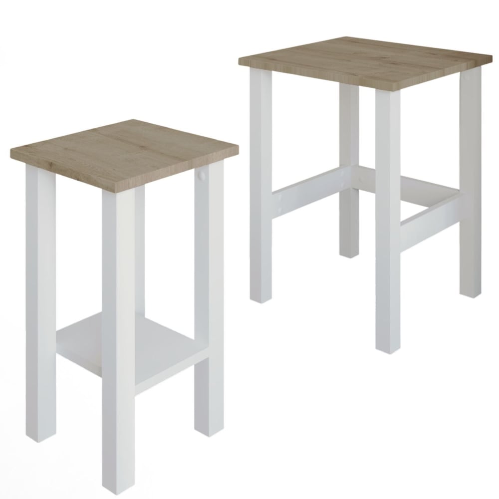 Lot de 2 tables gigognes