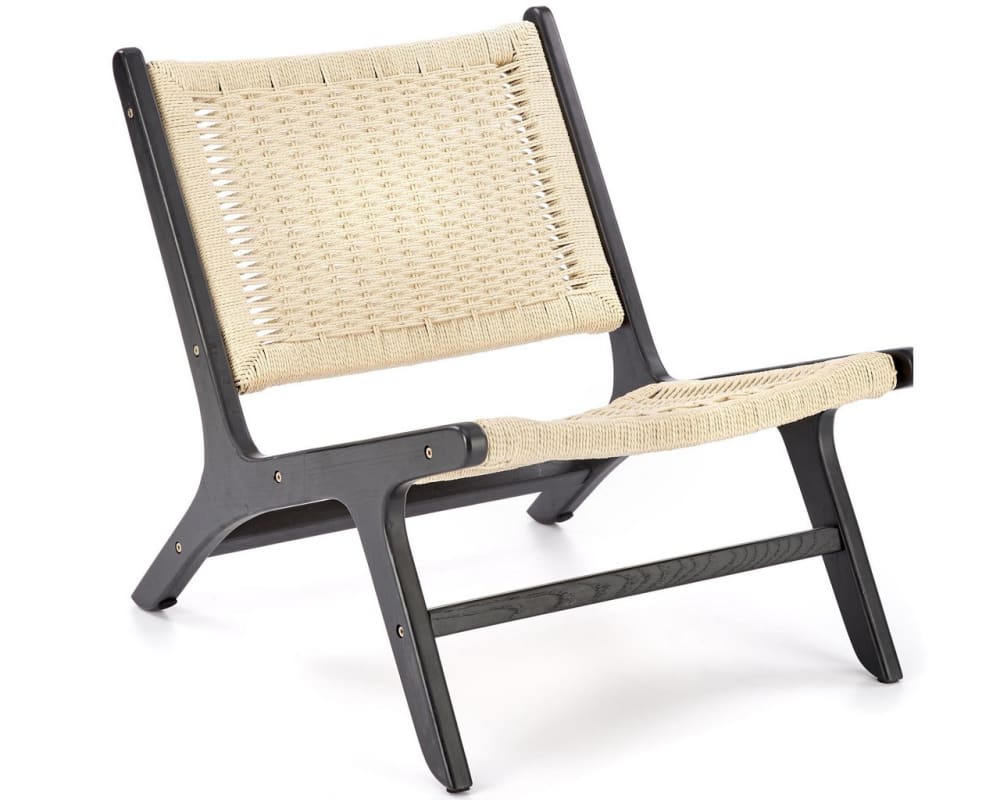 Fauteuil lounge en corde