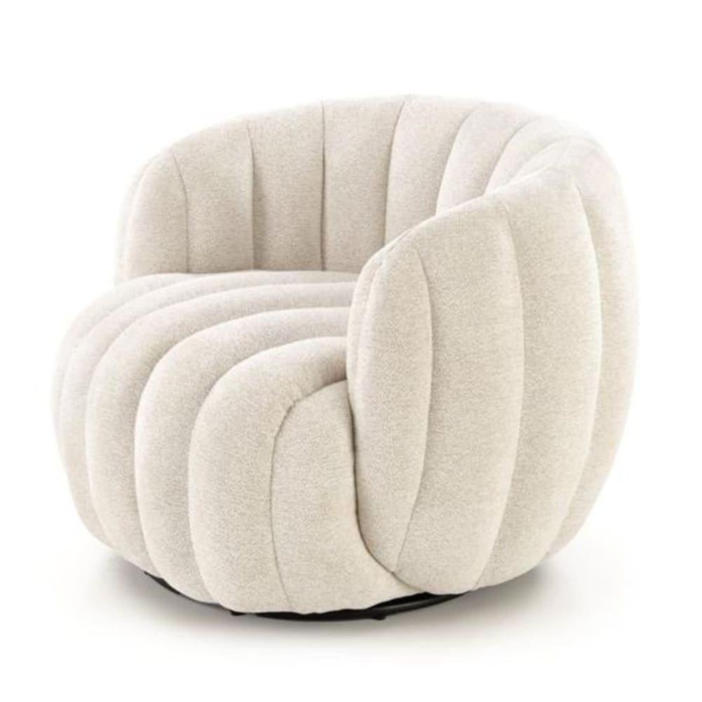 fauteuil pivotant rond