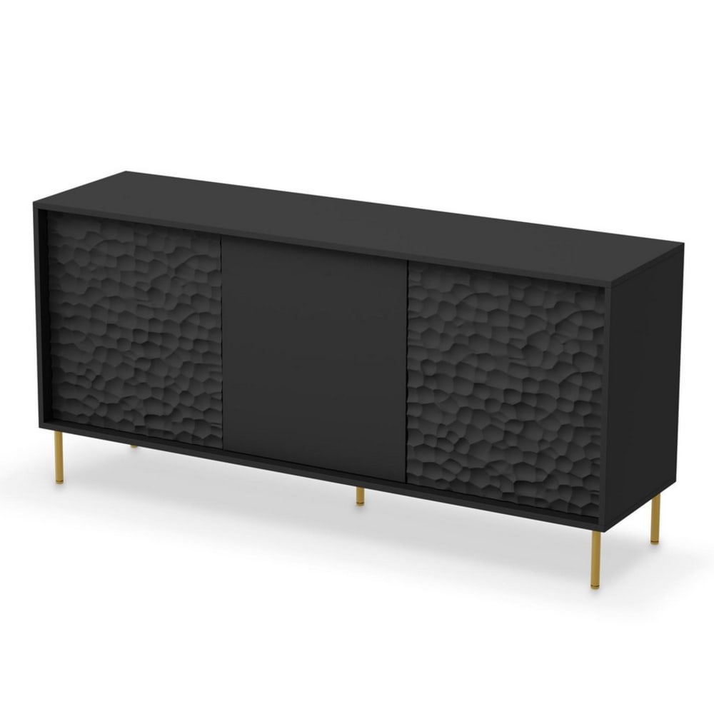 Buffet design noir 155cm Buffet design noir 155cm
