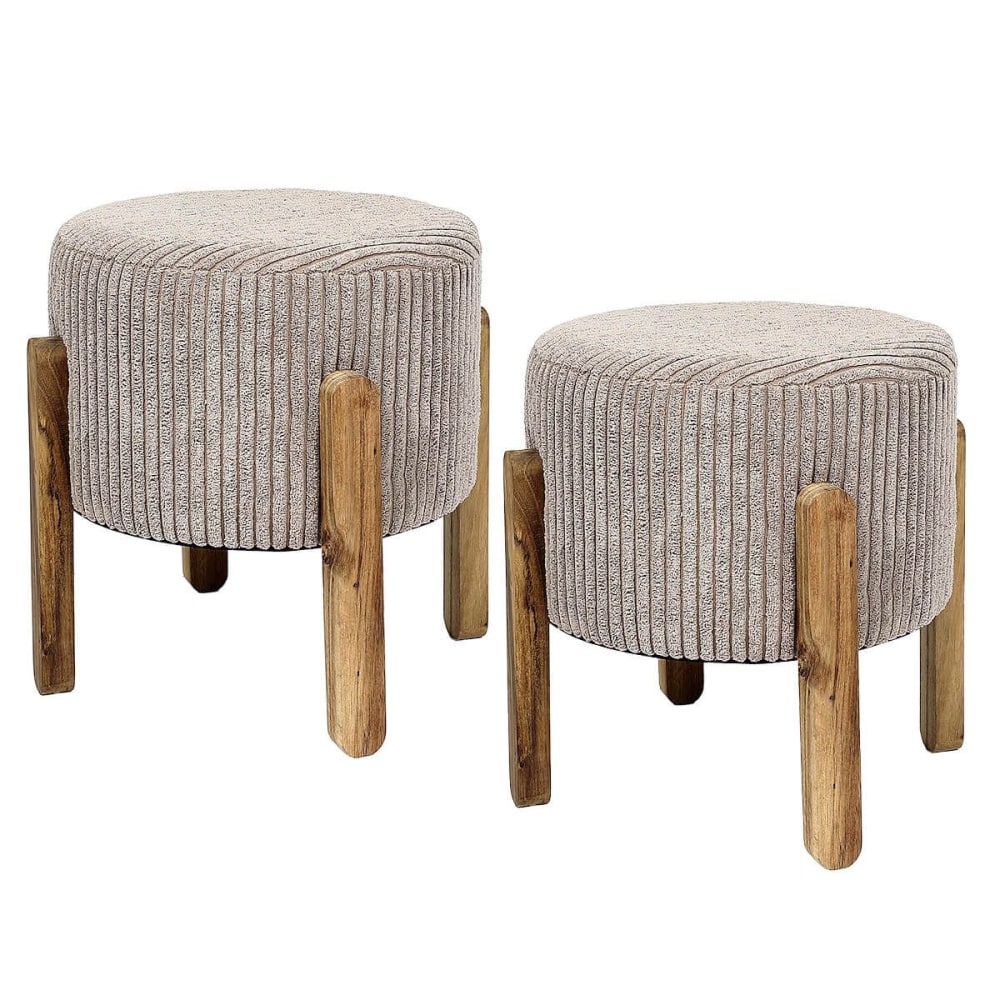 Lot de 2 tabourets en
