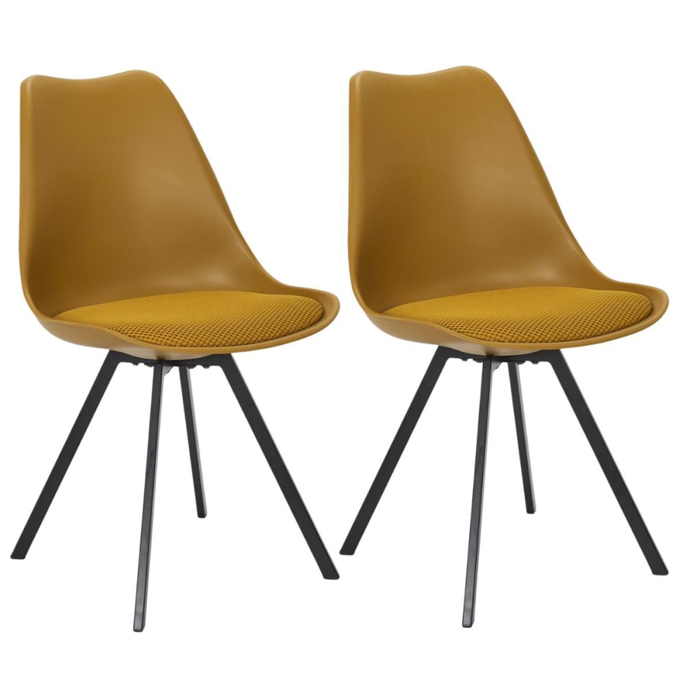 Lot de 2 chaises coque