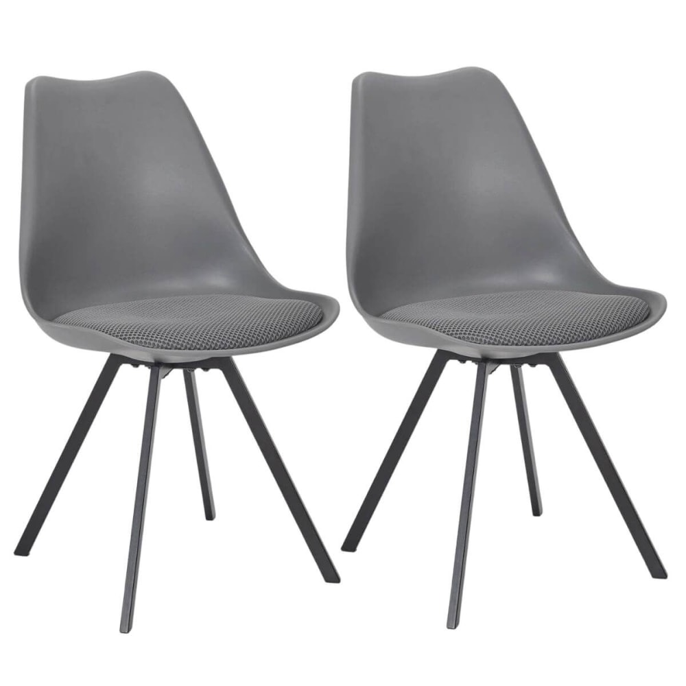 Lot de 2 chaises coque
