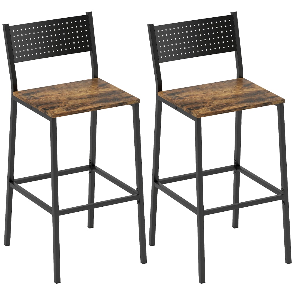 Lot 2 tabourets - rustique