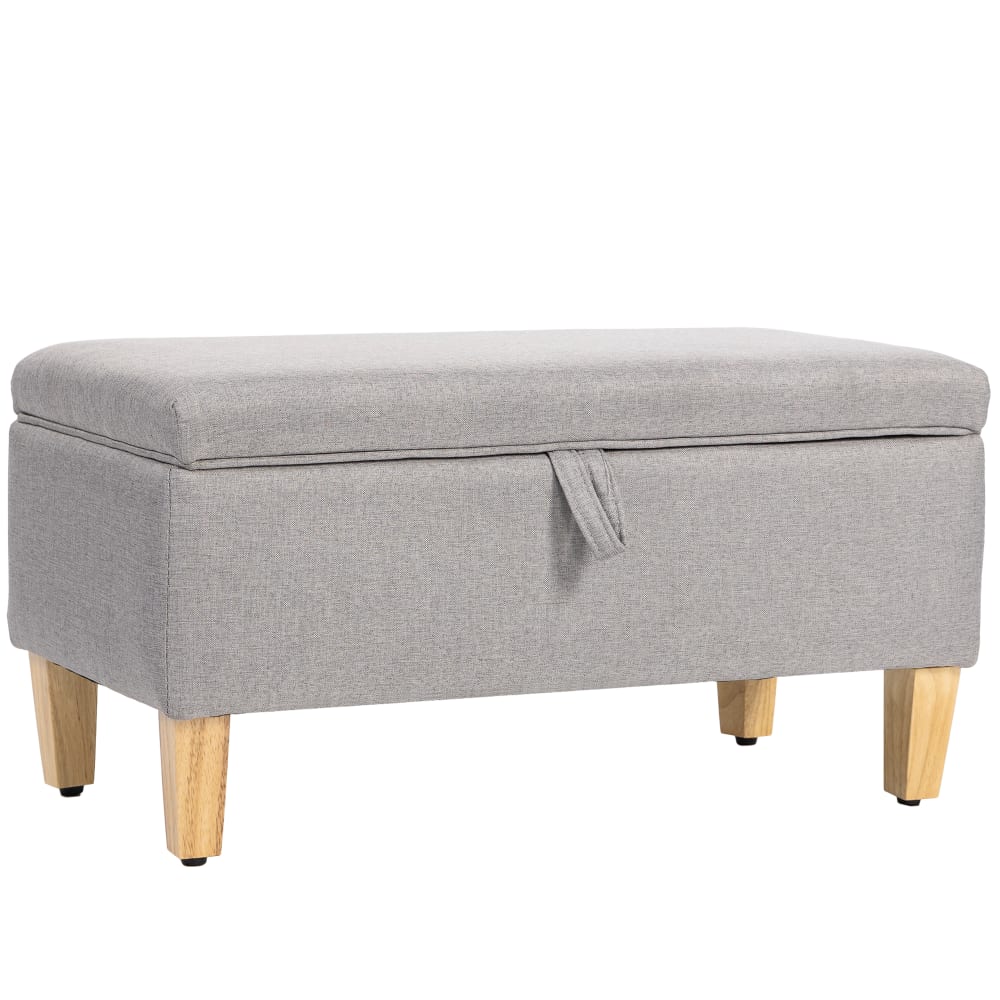 banc de rangement rembourré