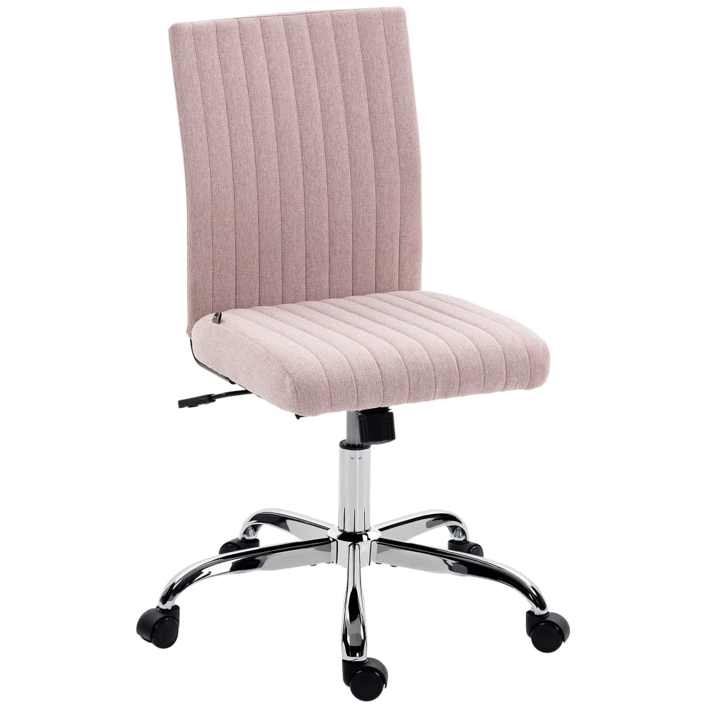 chaise de bureau sans - rose
