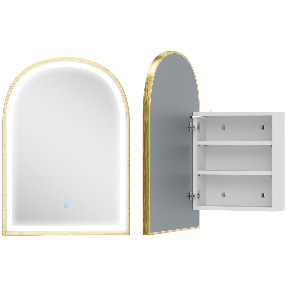 Armoire murale salle - miroir