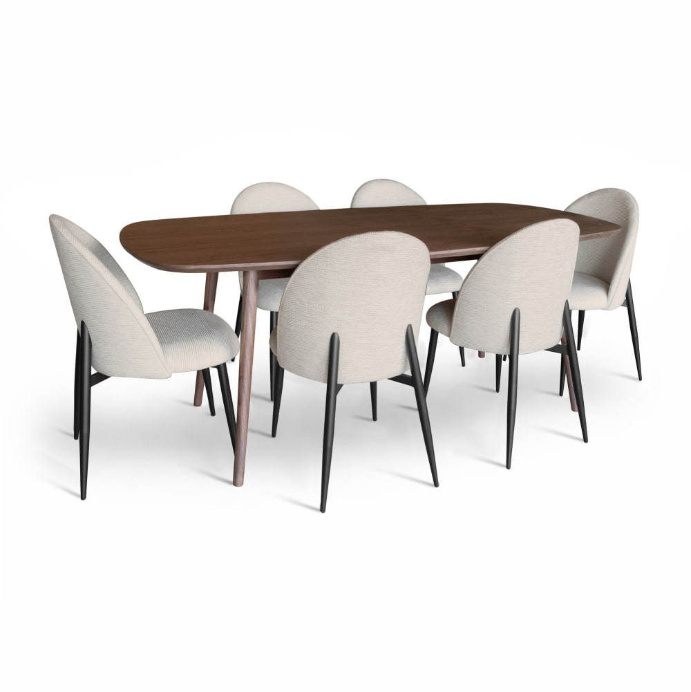 Ensemble table 200cm - fauteuils