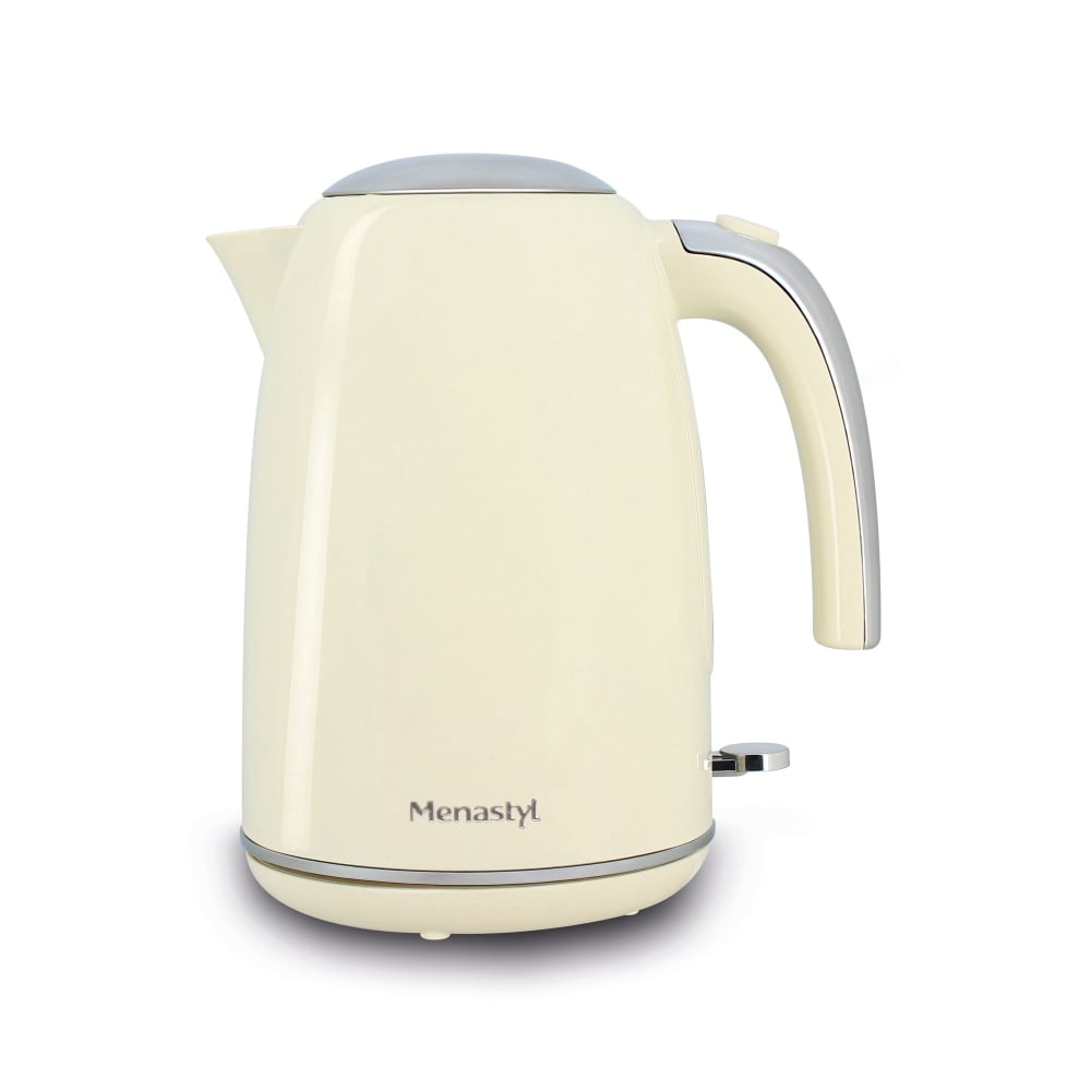 Bouilloire en acier inoxydable 1,7l crème Bouilloire en acier inoxydable 1,7l crème