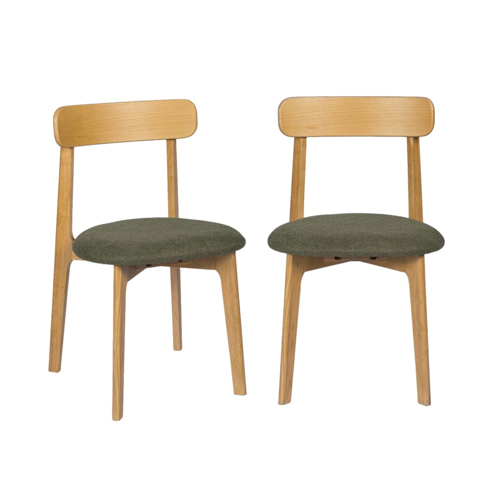 Lot de 2 chaises bois