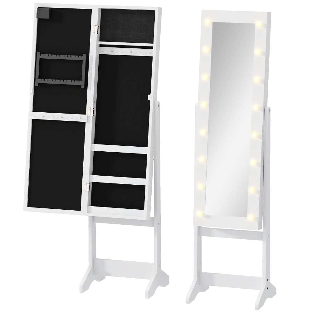 Armoire à bijoux sur - led pied