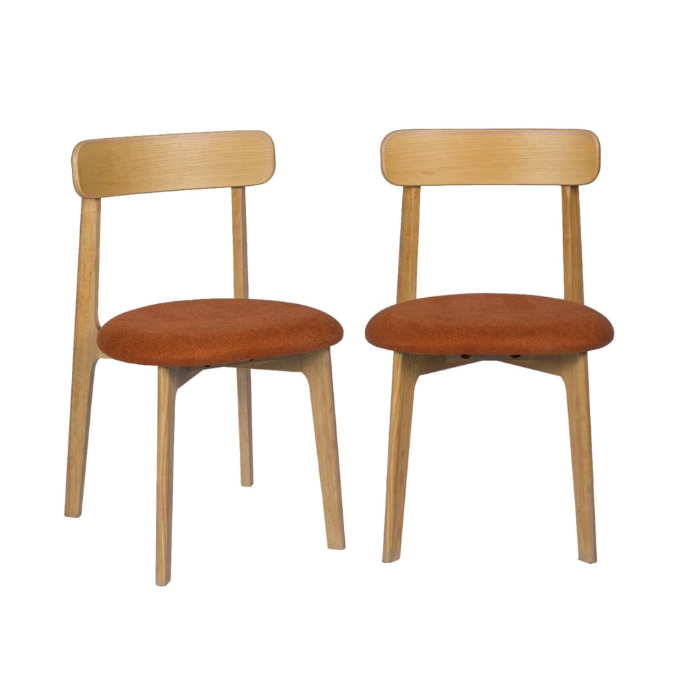 Lot de 2 chaises bois