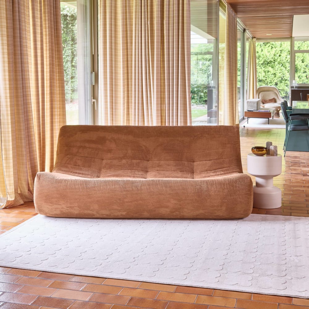 Tapis intérieur motif graphique crème 160x230cm — vue 3