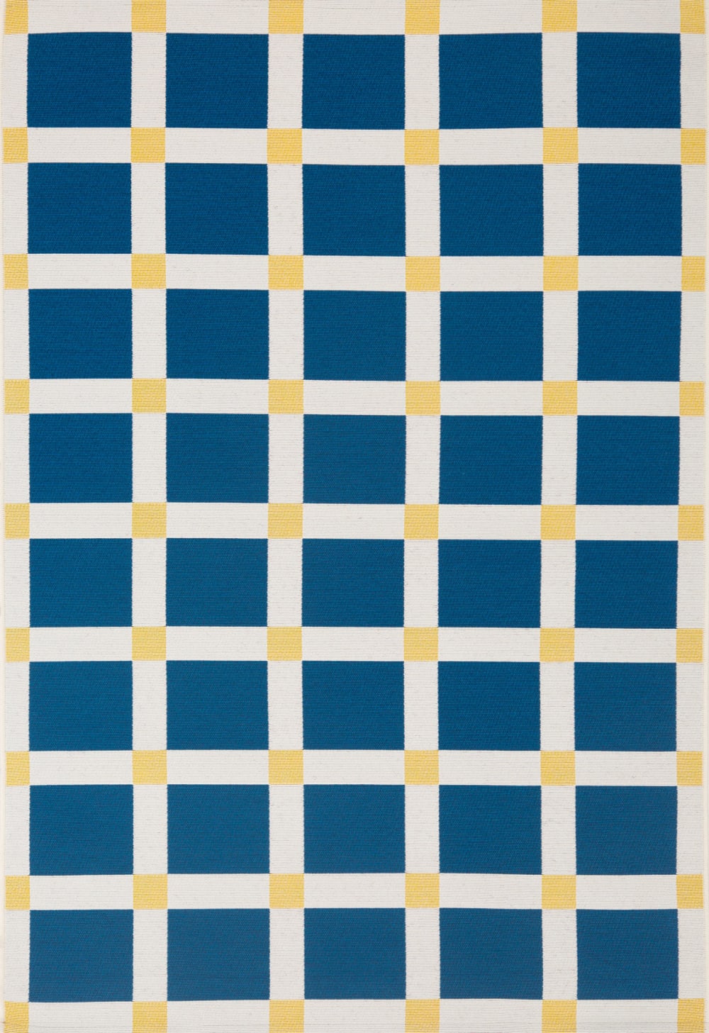 Tapis carreaux bleu 120x180cm