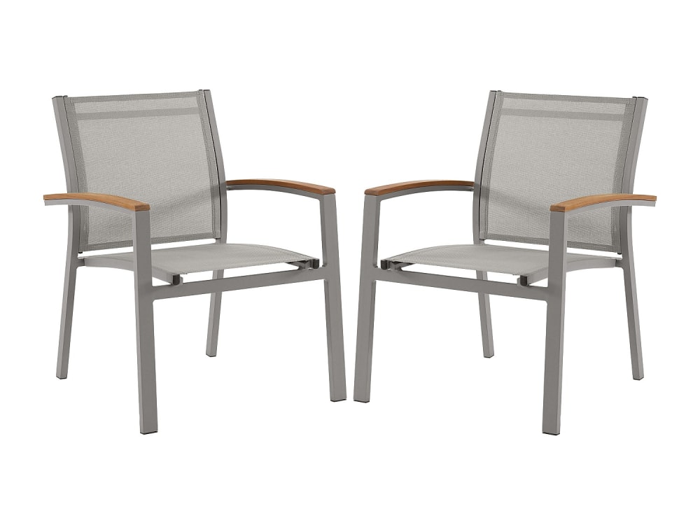 Lot 2 chaises jardin