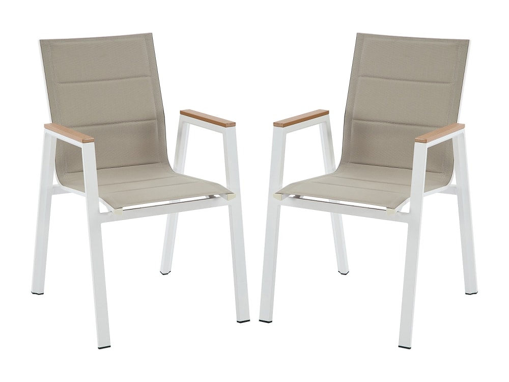 Lot 2 chaises jardin