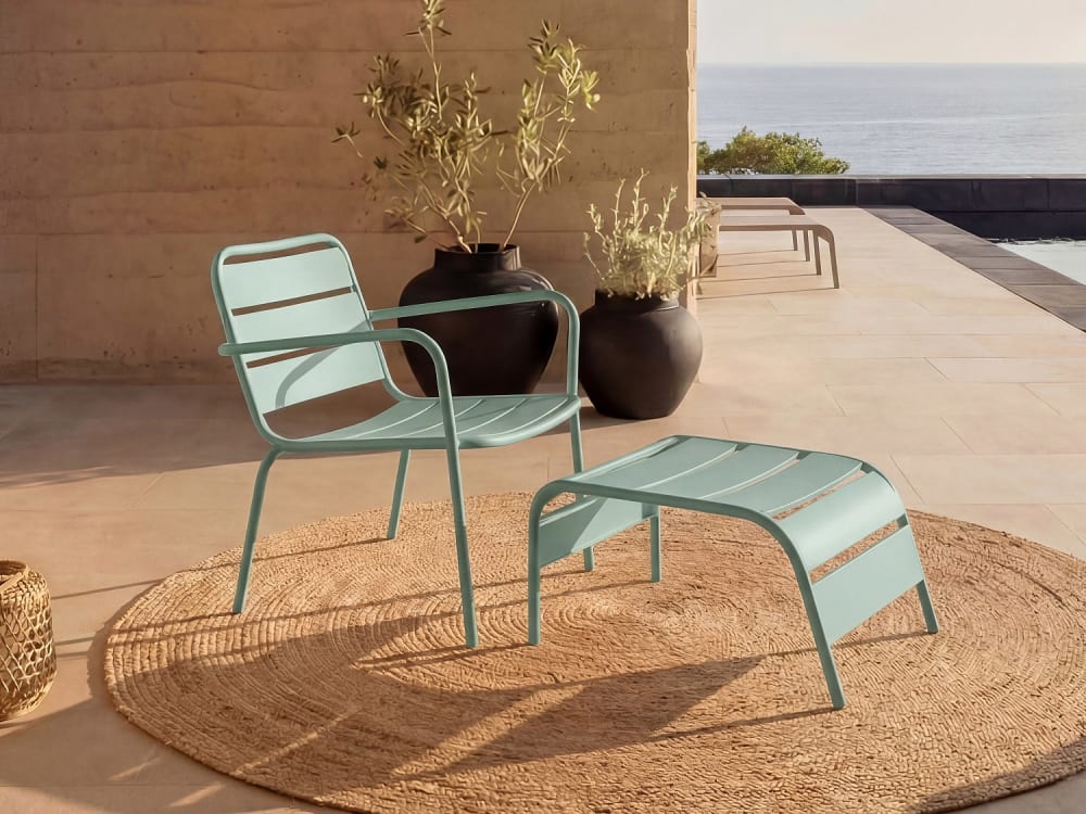 Fauteuil de jardin acier