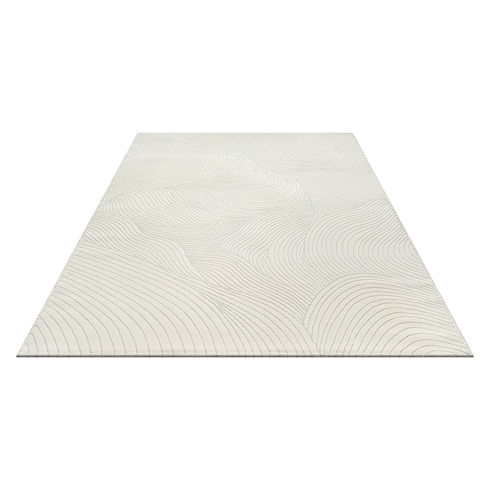 Tapis salon moderne élégant, crème, 200 x 290 cm — vue 4