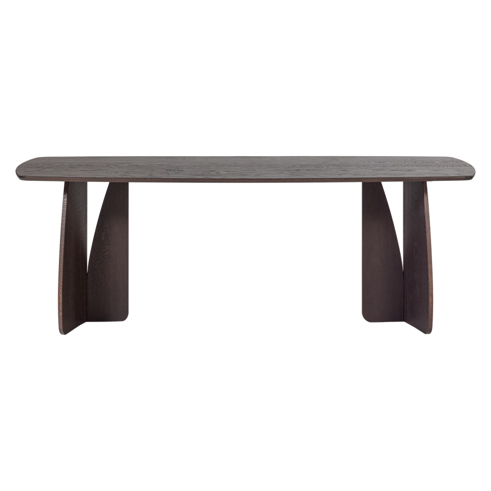 Table à manger en bois de chêne marron Table à manger en bois de chêne marron