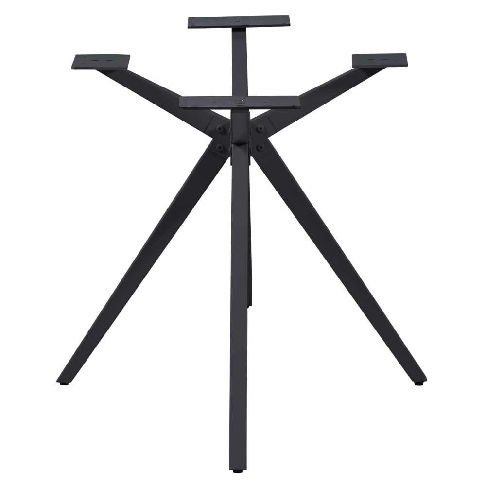 Tischbein Gekreuzt aus Metall, Schwarz - Maisons Du Monde