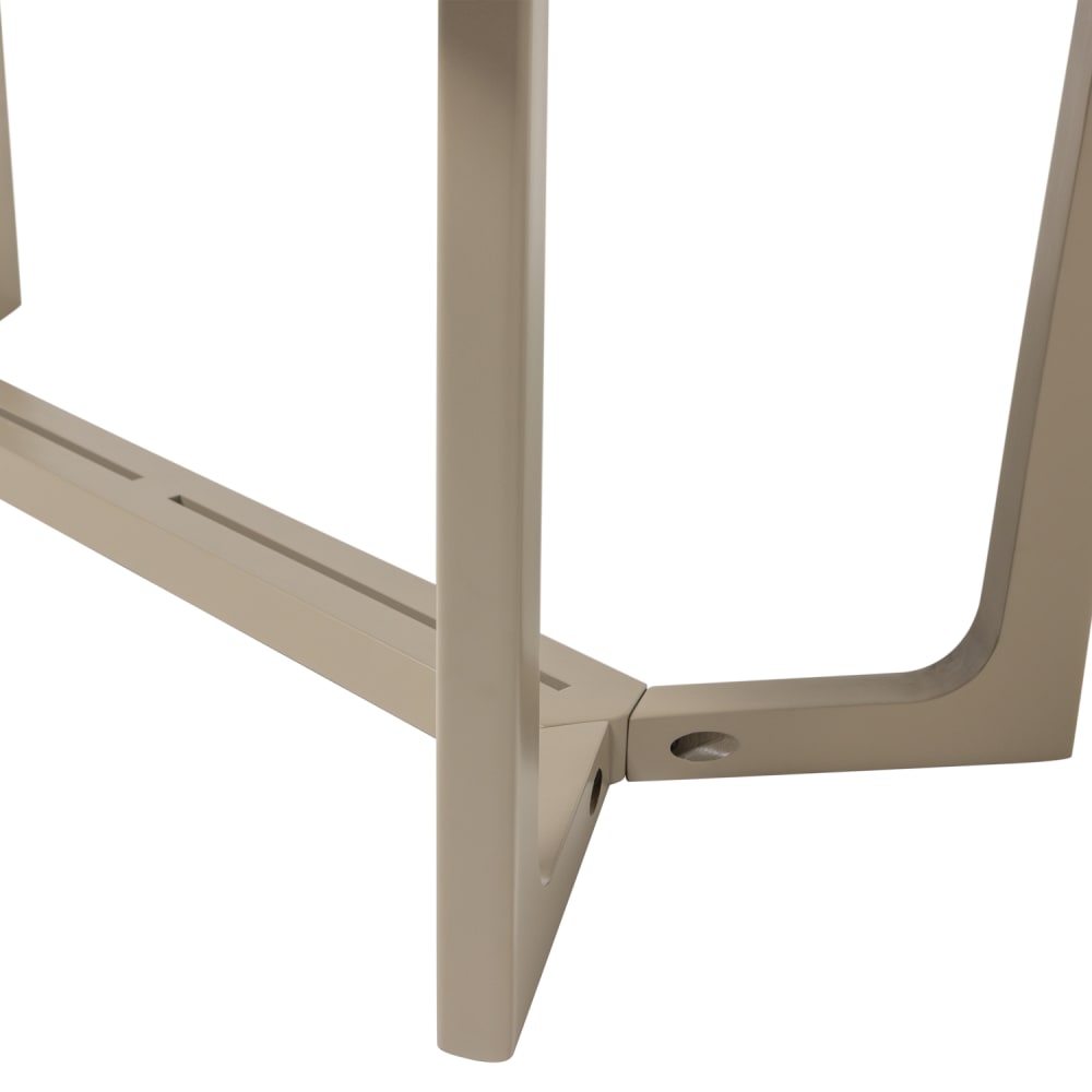 Esstisch aus Mangoholz für 4 Personen, Beige, 180x90 cm - Maisons