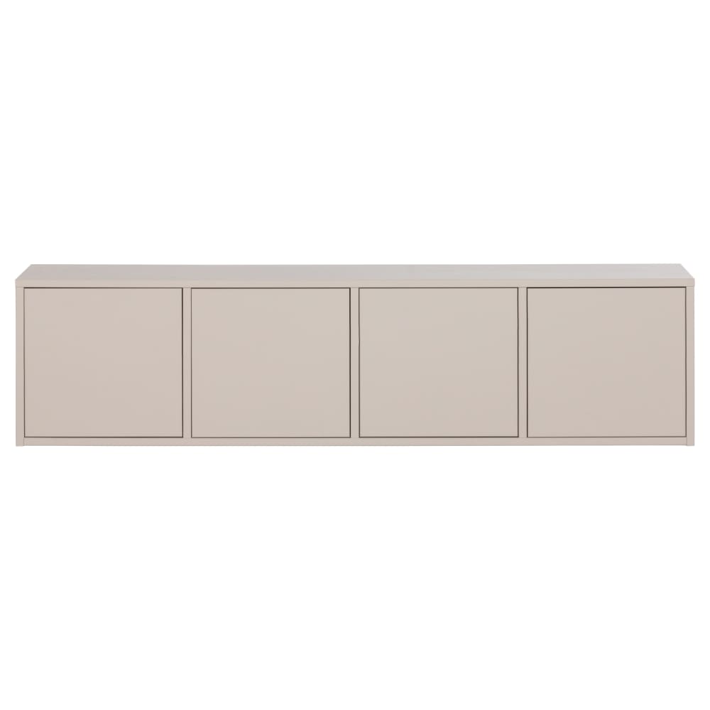 Meuble tv en bois de pin beige