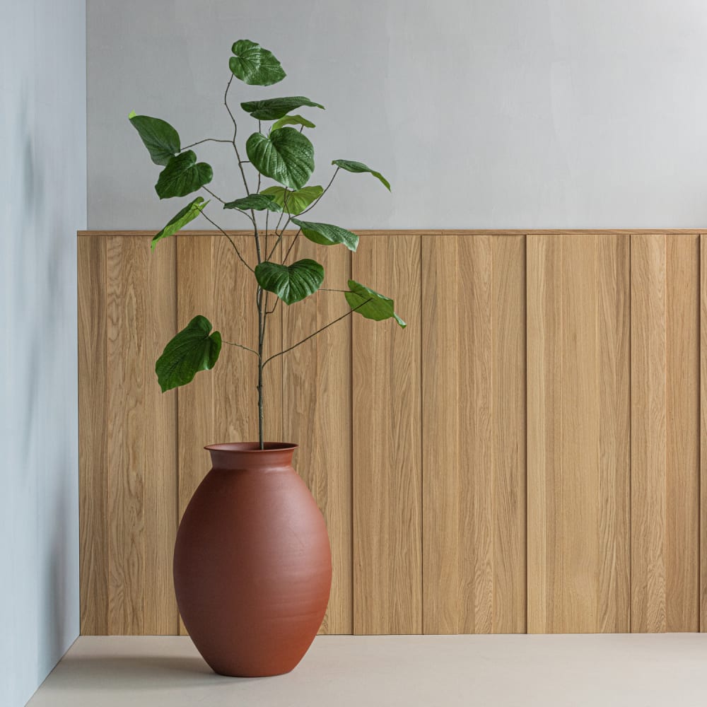 Vase XXL aus Metall, Braun - Maisons Du Monde