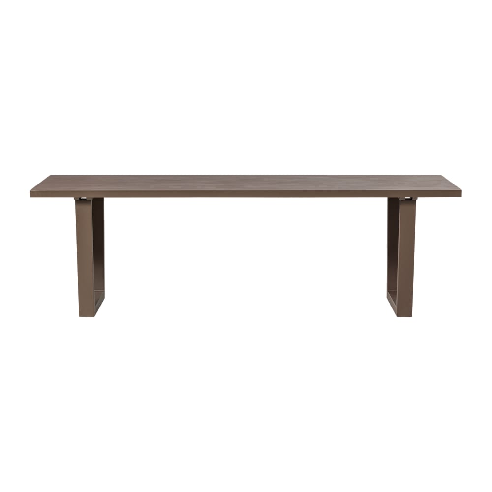 Table de jardin en aluminium - personnes