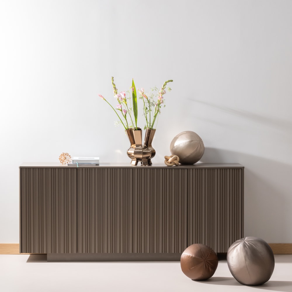 Kugelkissen aus metallischem Stoff, Kupfer - Maisons Du Monde