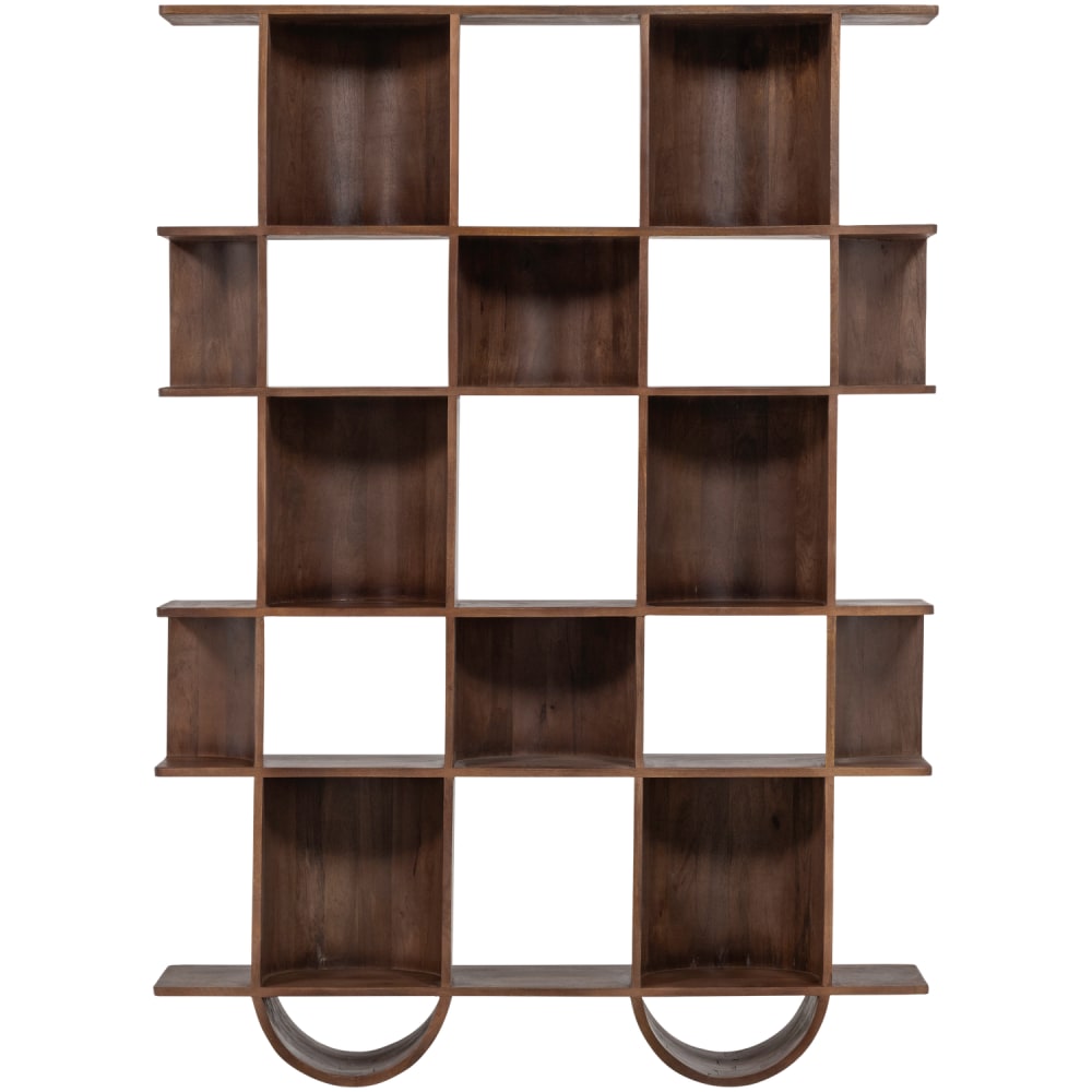 Bibliothèque en bois - noyer