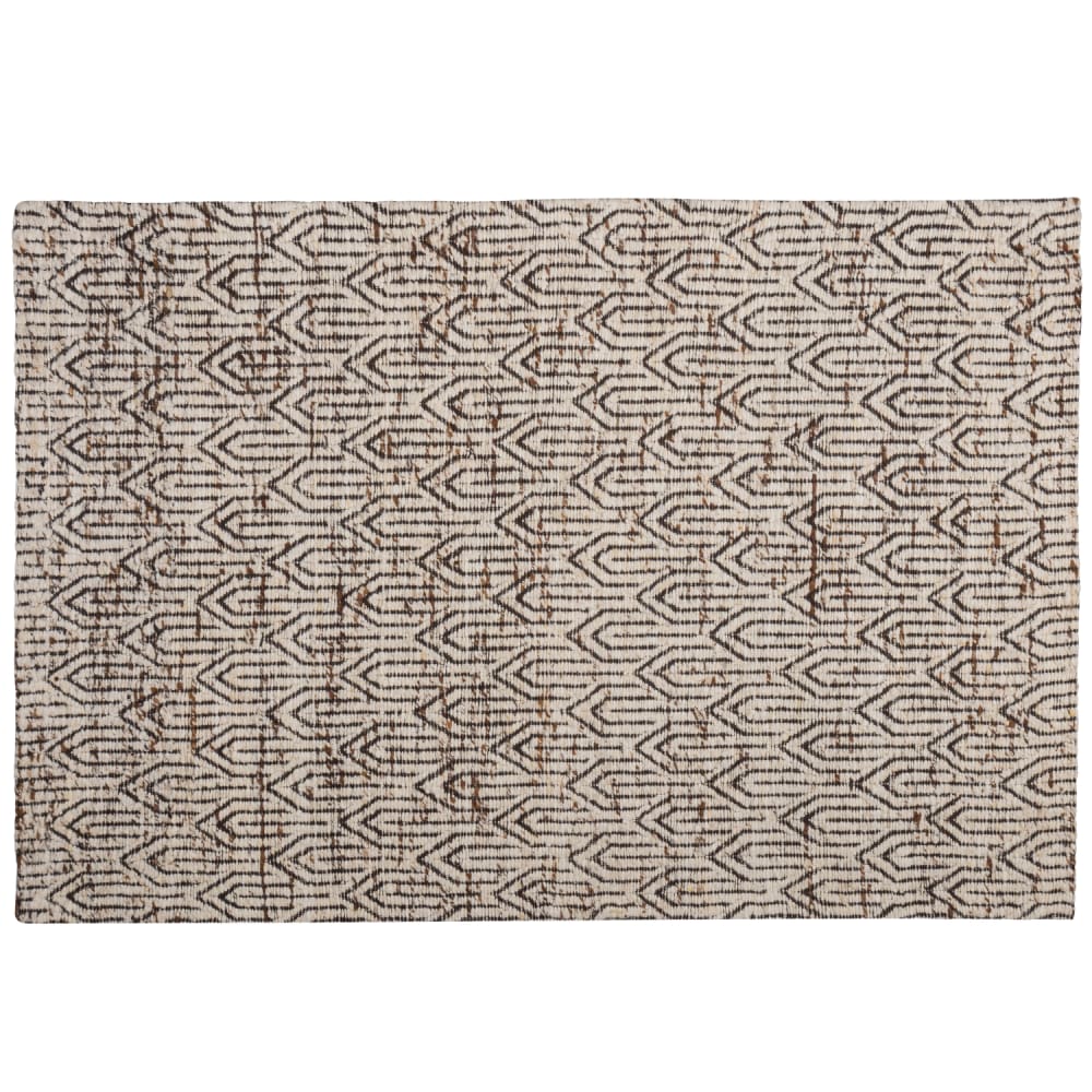 Tapis en laine naturel/ beige