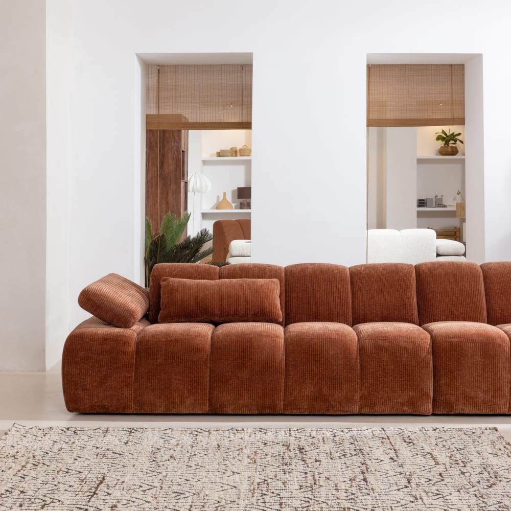 Tapis en laine naturel/ beige — vue 3