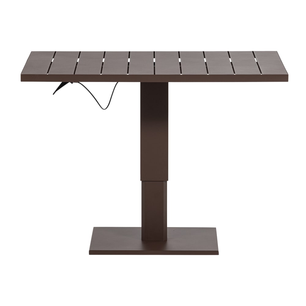 table de jardin réglable