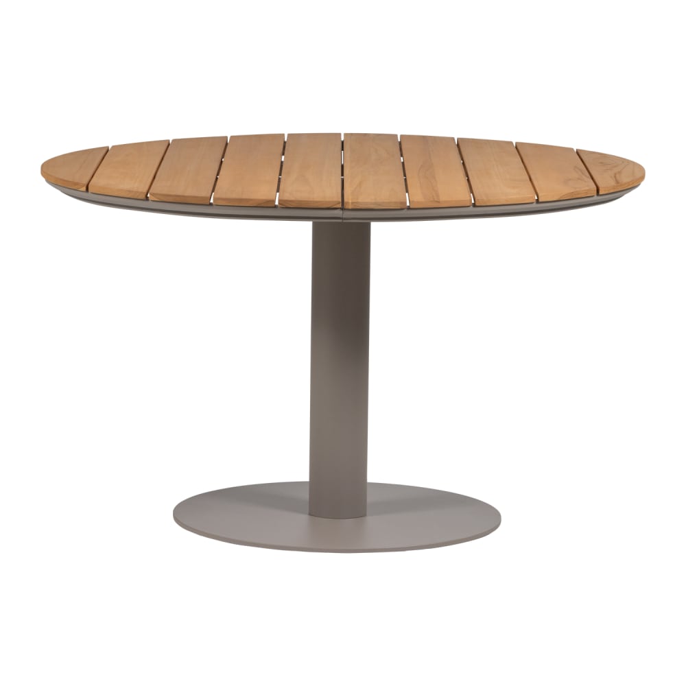 Table de jardin en bois - aluminium