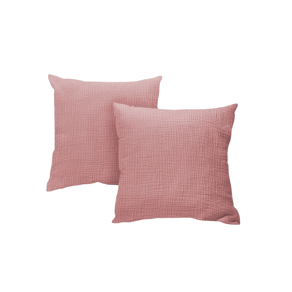 Lot de 2 taies d'oreillers - blush